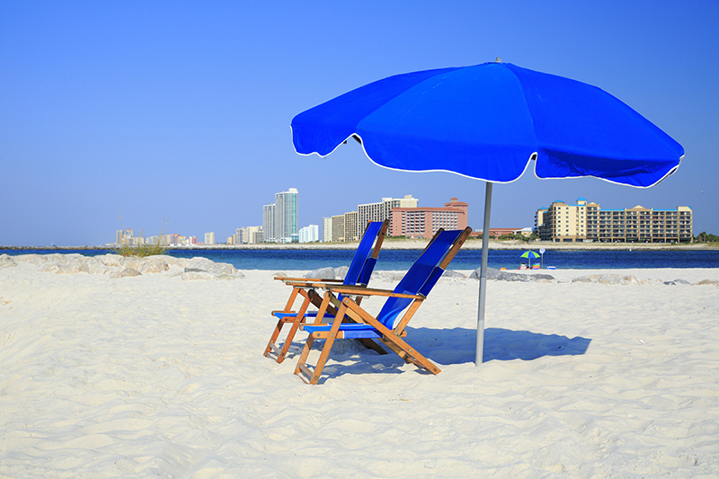 Orange Beach, Alabama beach chairs