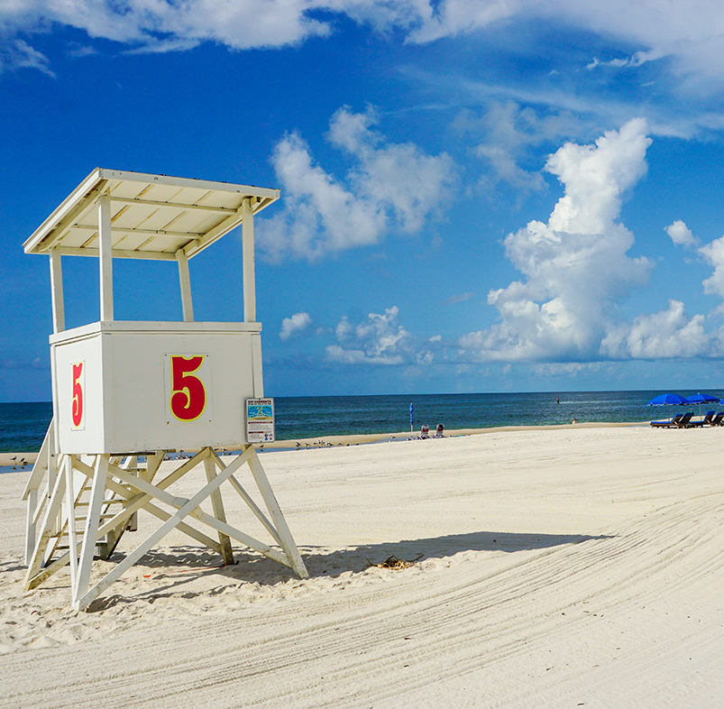 Gulf Shores lifeguard station 