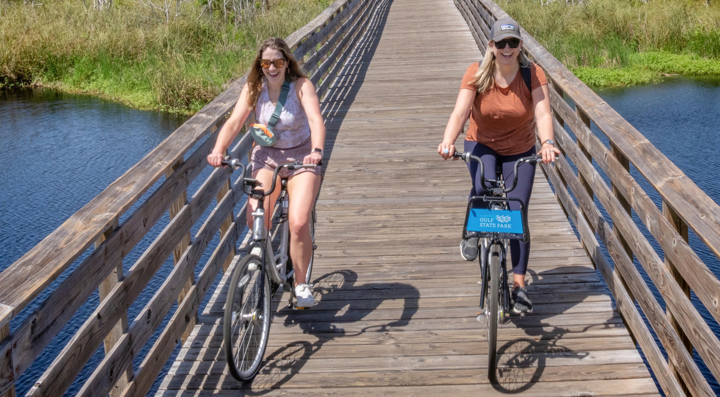Biking in Gulf State Park