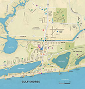 Maps Of Gulf Shores Orange Beach Al Alabama Tourism