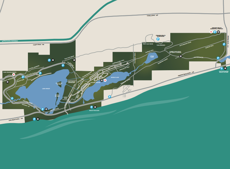 Gulf State Park Map