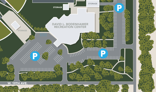 David L. Bodenhamer Center Recreation Center Map
