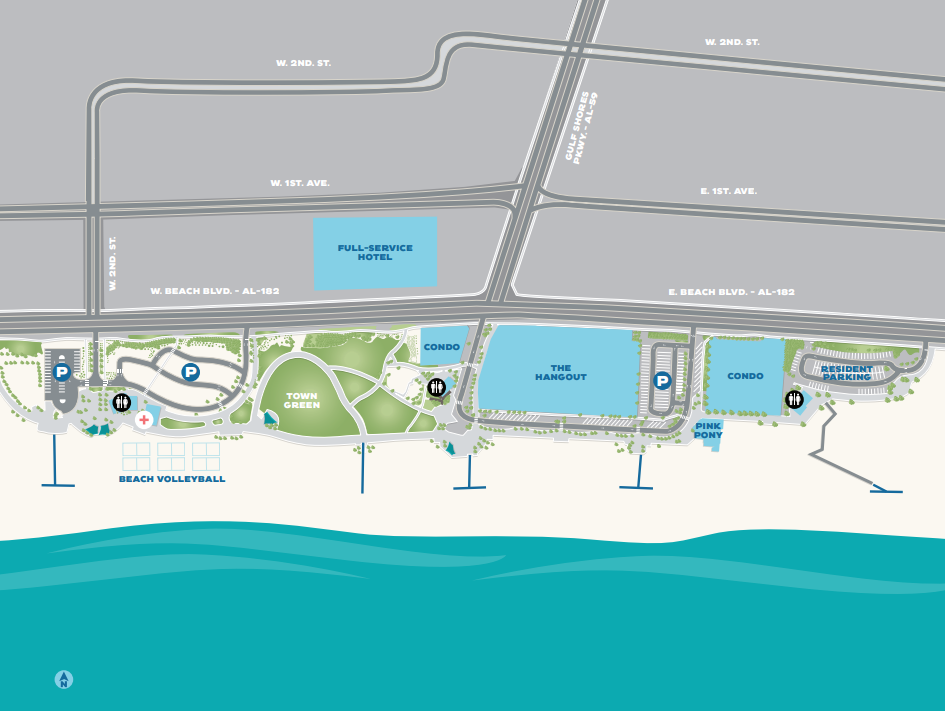 Gulf Place Map