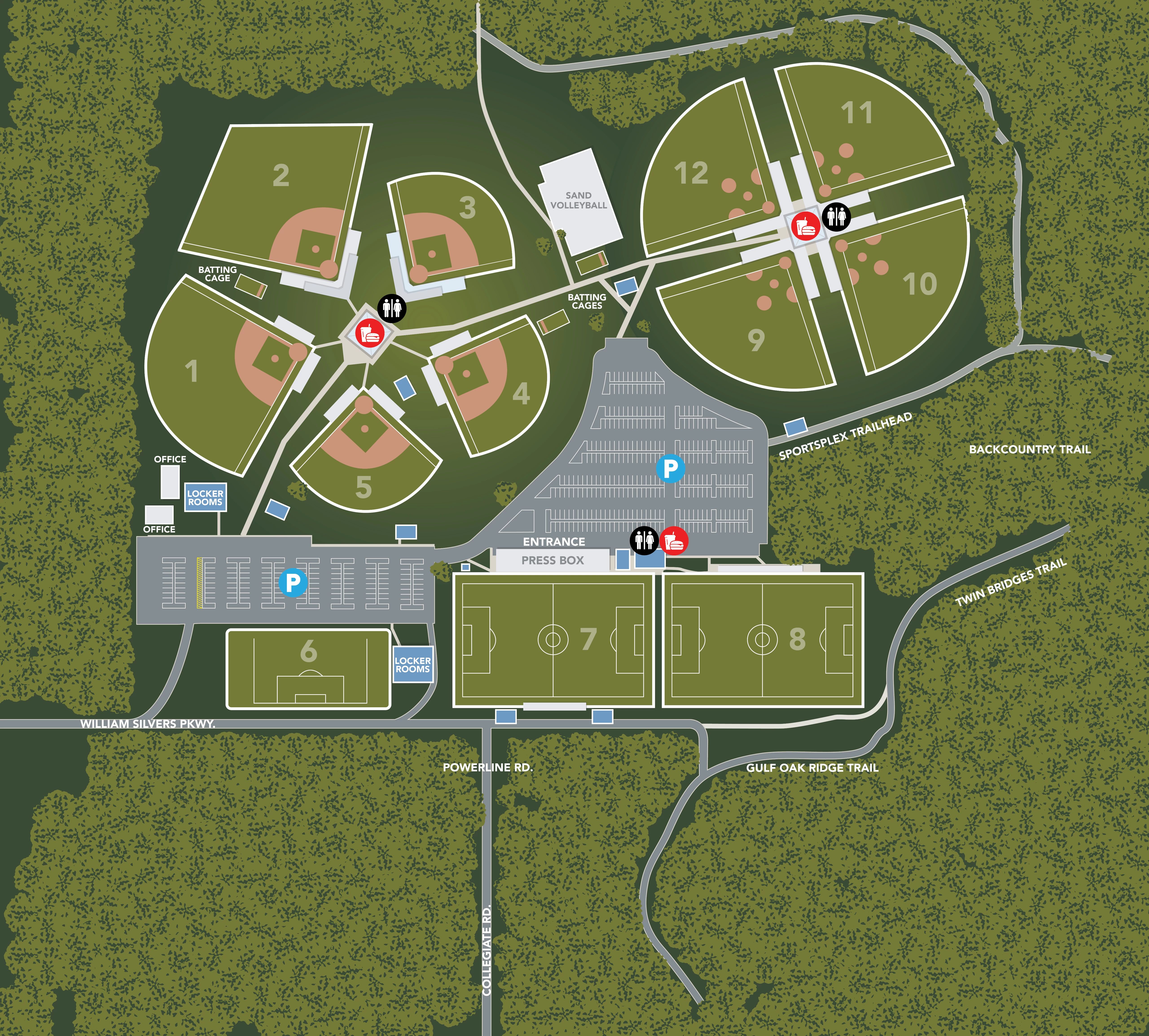 Facility Maps | Gulf Shores & Orange Beach