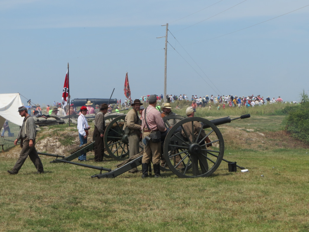 The Fort Morgan Road West takes riders to the site of the Battle of Mobile Bay.