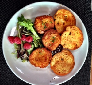 goat cheese fritters