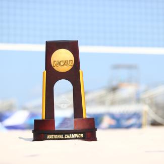 NCAA Beach Volleyball trophy
