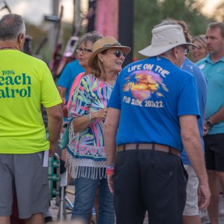 Parrot Heads & Lucy Buffett at the Annual Meeting of the Minds Jimmy Buffett event in Gulf Shores