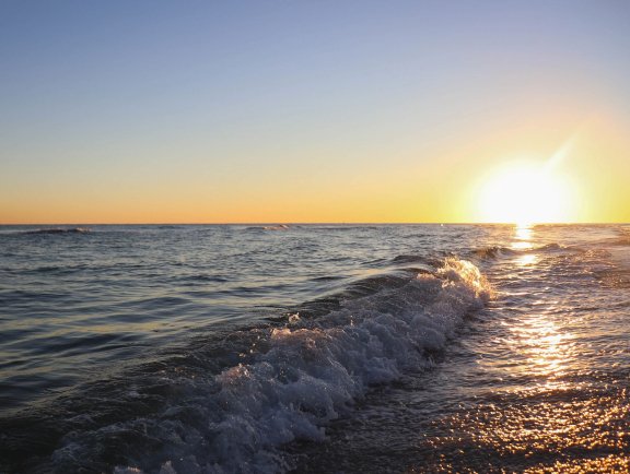Sunset Beach Waves