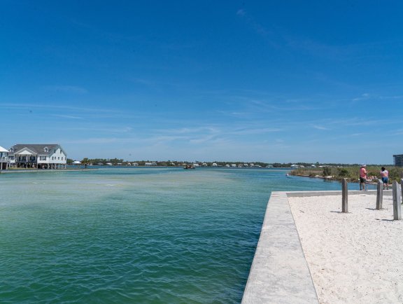Little Lagoon Pass Park, public beach access in Gulf Shores