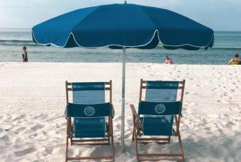 Beach Chair rentals Ike's Beach Services Gulf Shores AL