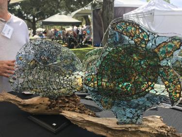 turtle mosaic Orange Beach Festival  of Art Orange Beach AL