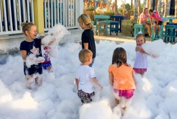 Foam party at The Hangout Gulf Shores