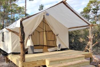 Rustic Camping at Gulf State Park in Gulf Shores AL