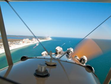 Fly high above the Alabama Coast 