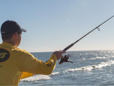Pier fishing in Gulf Shores, AL