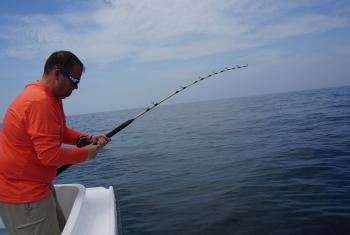 Deep sea fishing in coastal Alabama