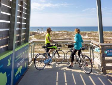 Biking in Gulf State Park Gulf Shores