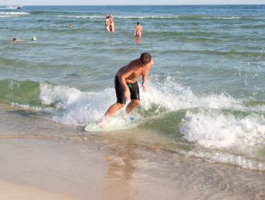 Skimboarding Orange Beach