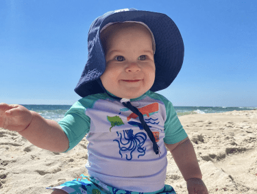 Baby on Beach Gulf Shores