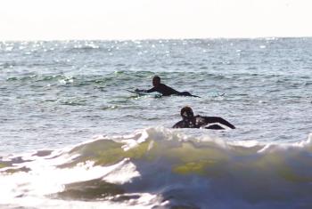 Surfing in Orange Beach