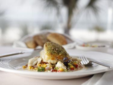 Scallops at Voyagers Orange Beach Restaurant