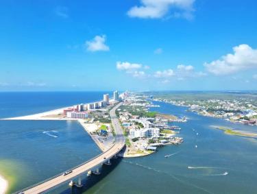 Orange Beach Aerial View