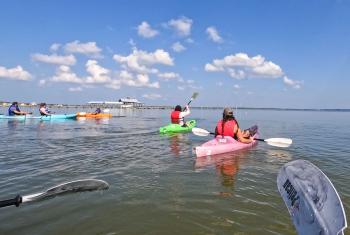 Paint & Paddle Kayak Trip with the Wind and Water Learning Center in Orange Beach