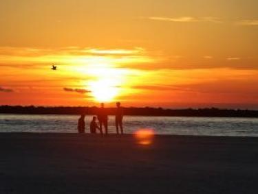 Gulf Shores Al beach scene
