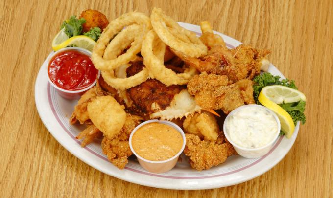 Fried Seafood Platter King Neptune's Gulf Shores Al