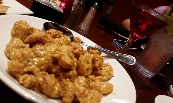 Cosmos firecracker shrimp dish  Orange Beach Al