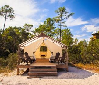Primitive Campground at Gulf State Park Alabama