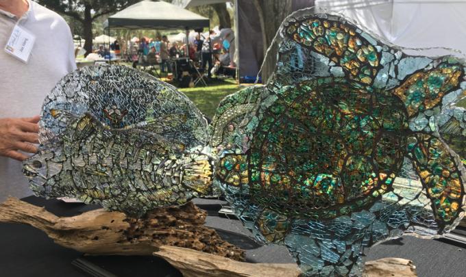 turtle mosaic Orange Beach Festival  of Art Orange Beach AL
