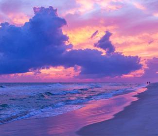 Sunset on Alabama's Beaches