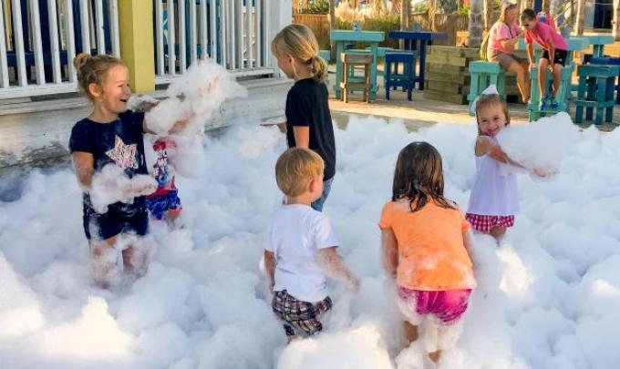 Foam party at The Hangout Gulf Shores