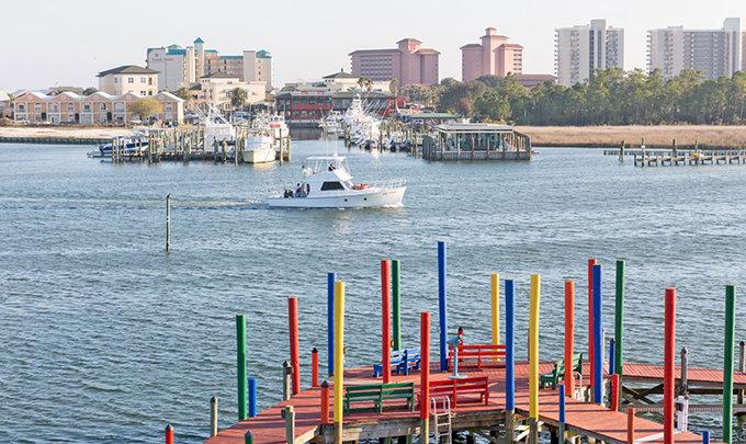 Boat Restaurants along Gulf Shores and Orange Beach, AL