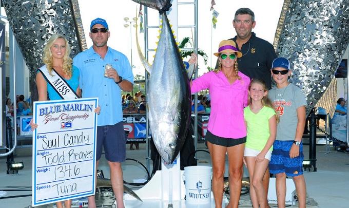 marlin weigh in at the Wharf Orange Beach AL