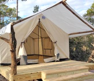 Rustic Camping at Gulf State Park in Gulf Shores AL