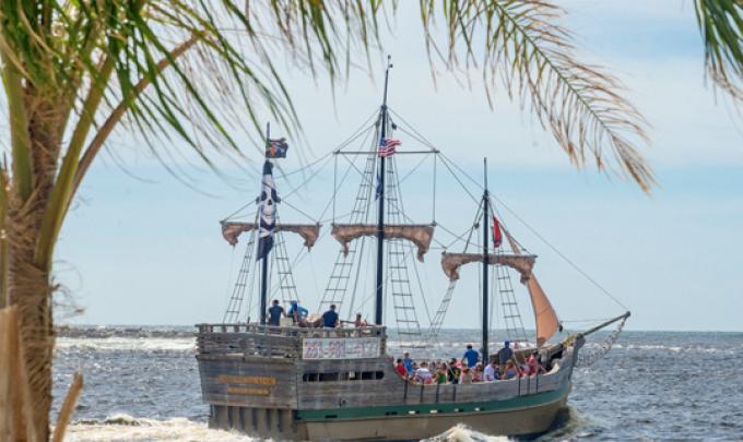 Have a pirate adventure in Orange Beach, AL