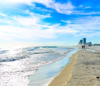 White-Sand Beach of Gulf Shores, AL