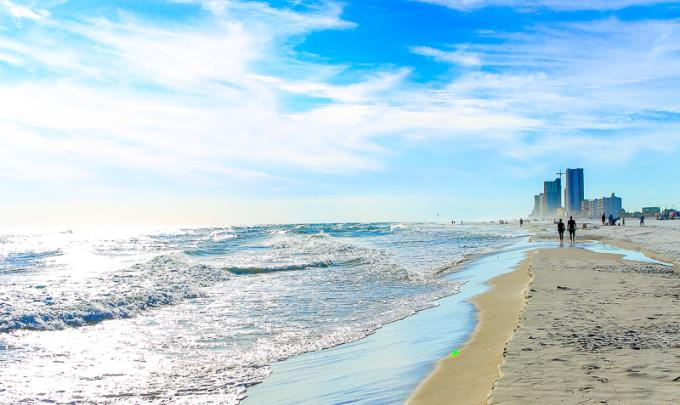 White-Sand Beach of Gulf Shores, AL