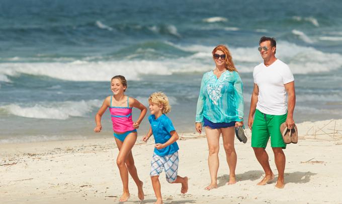 Family on Alabama's Beaches