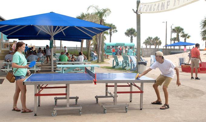 Teens play at The Hangout in Gulf Shores