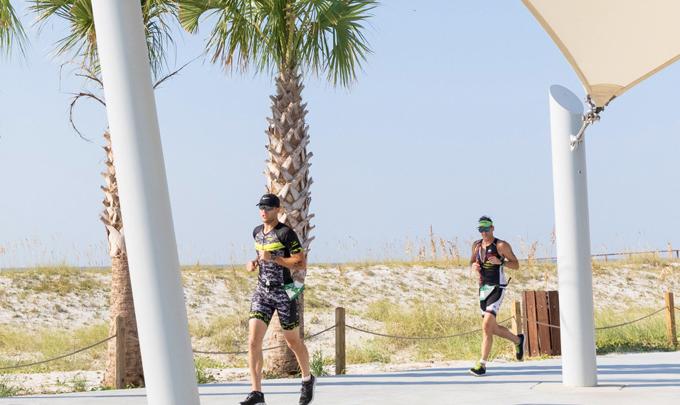 Runners on Alabama's Beaches