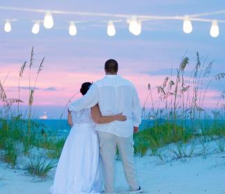 Wedding on the beach in Gulf Shores AL