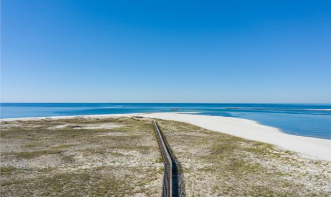 Aerial of Alabama Point in Orange Beach, AL