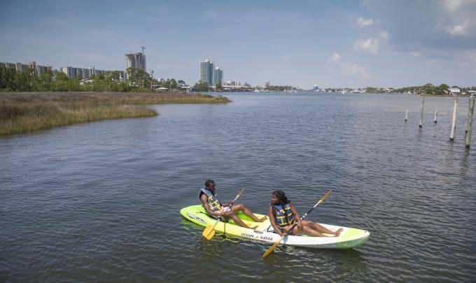 Kayaking in Orange Beach