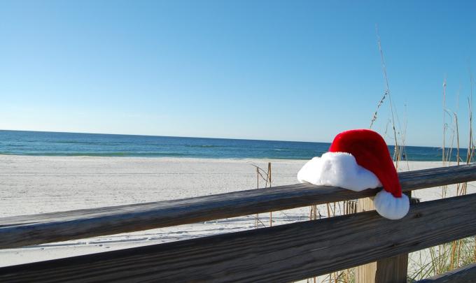 Christmas Orange Beach