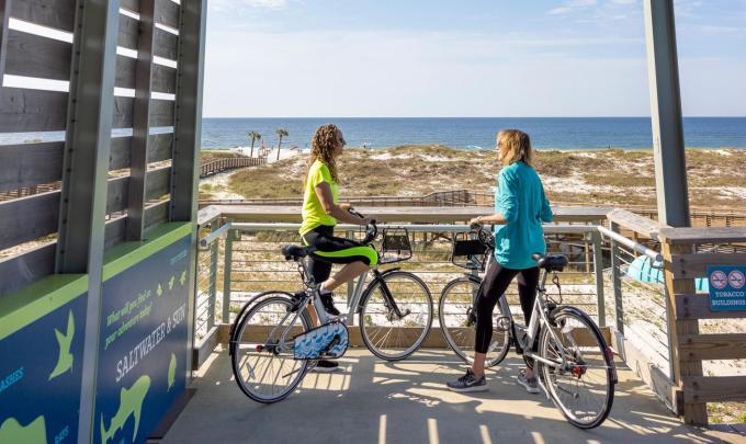 Biking in Gulf State Park Gulf Shores