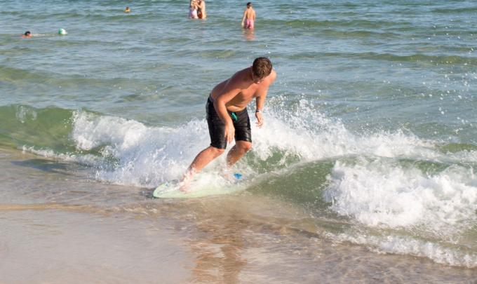 Skimboarding Orange Beach